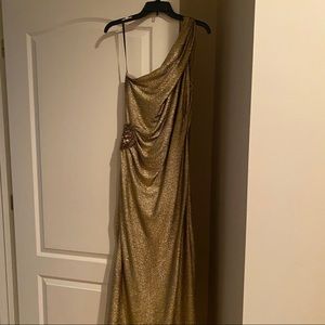 Gold dress